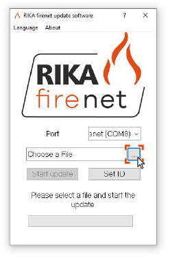 Click on box