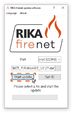 Start update