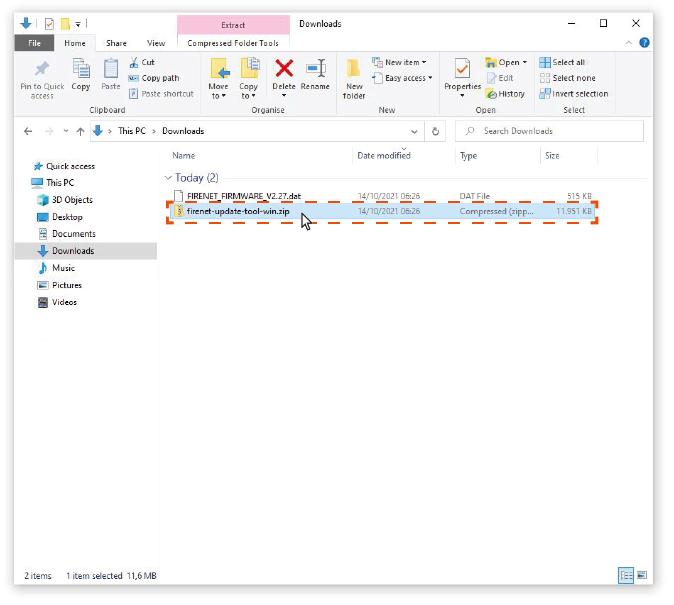 Unzip file