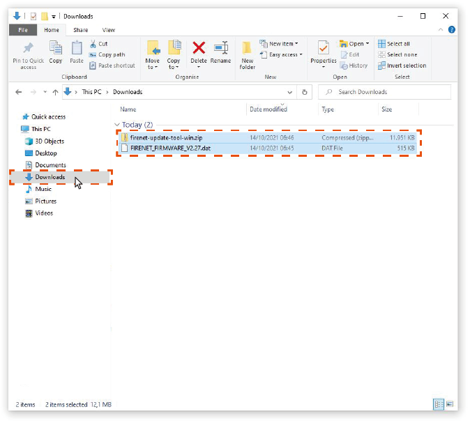 Downloads folder